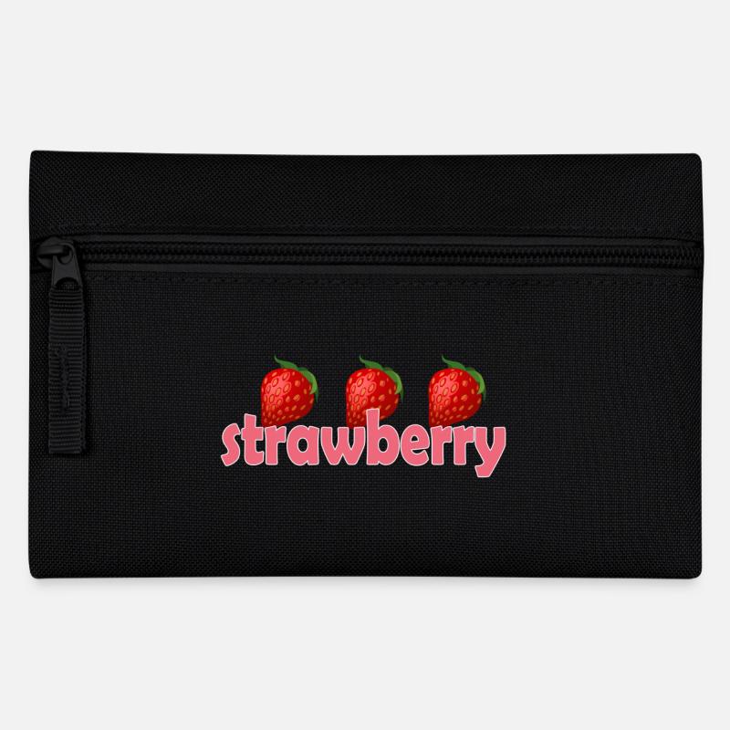 STRAWBERRY - Federtasche - Schwarz