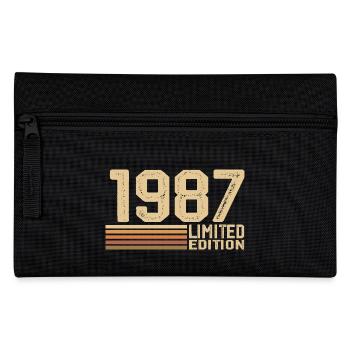 Born in 1987 Birthday - Gift 1987 Vintage 1987 - Pencil Case - black - Front