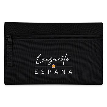 Spain - Lanzarote - Spanien - Espana - Federtasche - Schwarz - Vorne