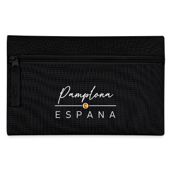 Spain - Pamplona - Spanien - Espana - Federtasche - Schwarz - Vorne