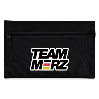 Team Merz - Kanzler - Federtasche - Schwarz - Vorne