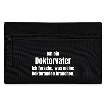 Doktorvater - Federtasche - Schwarz - Vorne