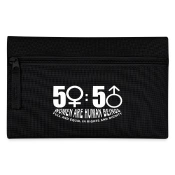 Women's Equality Day Women Are Human Being - Pencil Case - black - Front
