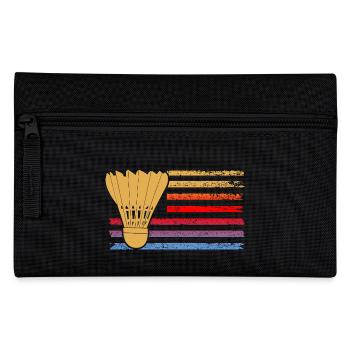 Federball Badminton - Federtasche - Schwarz - Vorne
