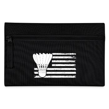 Federball Badminton - Federtasche - Schwarz - Vorne
