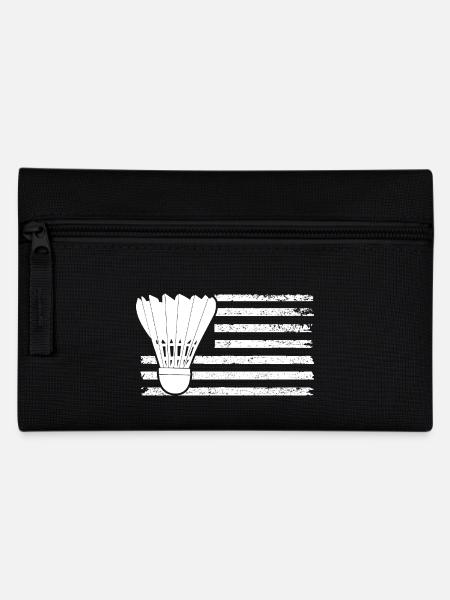 Federball Badminton - Federtasche - Schwarz