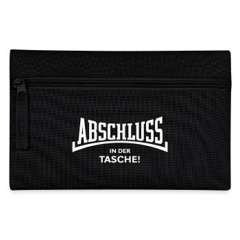 Abschluss In Der Tasche! (Schulabschluss Konkav W) - Federtasche - Schwarz - Vorne