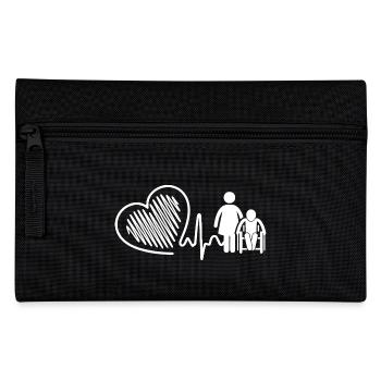 Nursing Aide Heartbeat - Pencil Case - black - Front