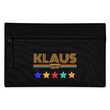 Klaus - Federtasche - Schwarz - Vorne