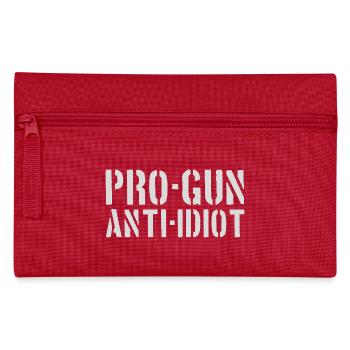 Pro-guns, anti-idiot - Pencil Case - red - Front