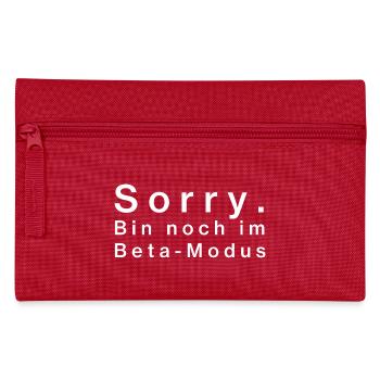 Sorry. Bin noch im Beta-Modus - Federtasche - Rot - Vorne