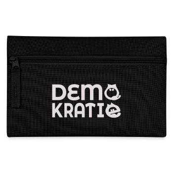 Katzen Demokratie - Federtasche - Schwarz - Vorne