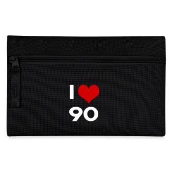 I love 90 - Pencil Case - black - Front