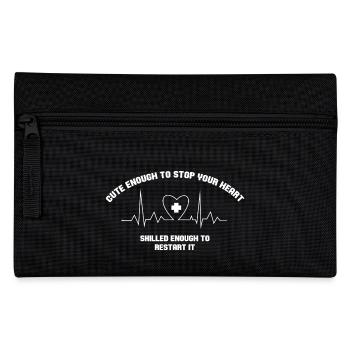 Cute Enough to stop your heart - Federtasche - Schwarz - Vorne