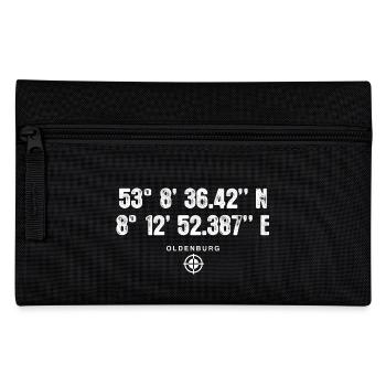 Oldenburg Geocacher Globetrotter Gift - Pencil Case - black - Front