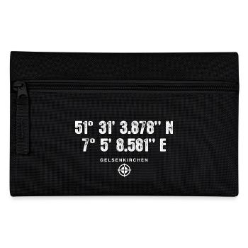 Gelsenkirchen Geocacher Globetrotter Gift - Pencil Case - black - Front