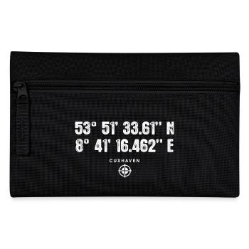 Gift Geocacher Coordinates Cuxhaven - Pencil Case - black - Front