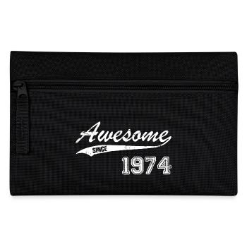 1974 T-shirt anniversaire idée cadeau impressionnant - Trousse - noir - Devant