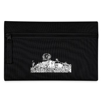 Kleiner Münsterländer - Federtasche - Schwarz - Vorne