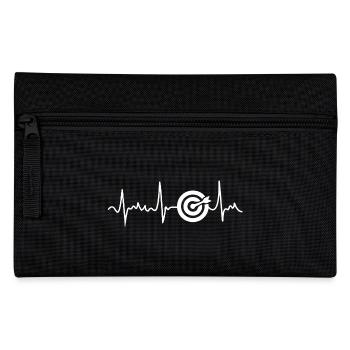 T-shirt de battement de coeur de darts - Trousse - noir - Devant