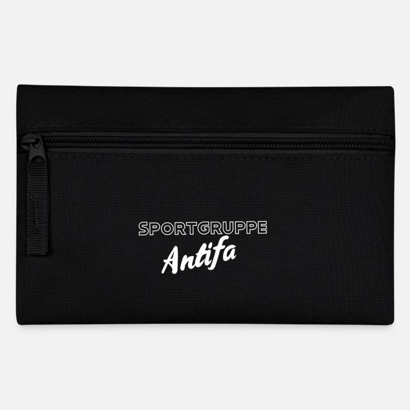 sportgruppe antifa - Federtasche - Schwarz