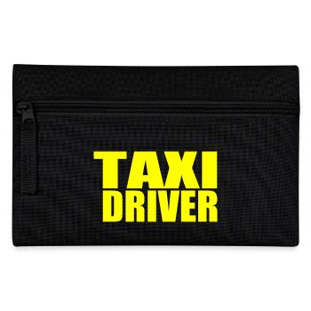 taxi driver - Pencil Case - black - Front