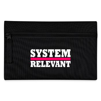 System relevant - Federtasche - Schwarz - Vorne