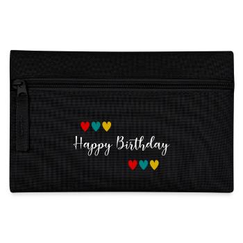 Birthday. HAPPY BIRTHDAY. Happy birthday. - Pencil Case - black - Front