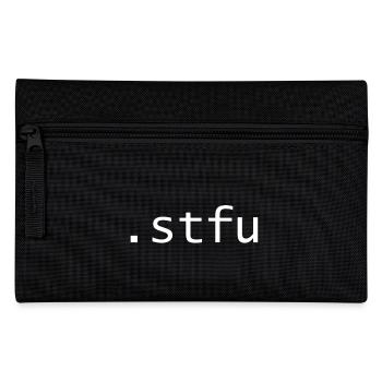 stfu - Shut the fuck up - Pencil Case - black - Front