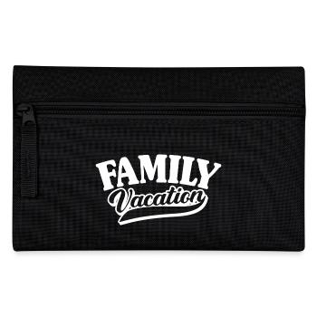 Vacances en famille Cool Assorti Famille Été Vacay - Trousse - noir - Devant