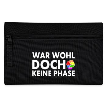 Das war wohl doch keine phase - Federtasche - Schwarz - Vorne