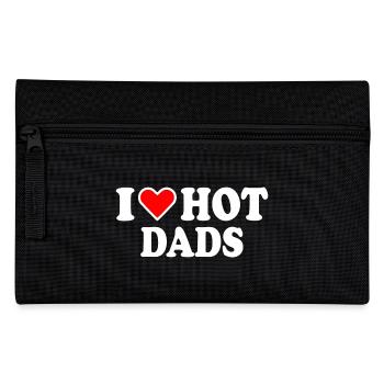 I love hot dads - Federtasche - Schwarz - Vorne