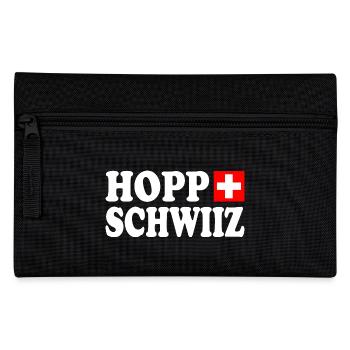Hopp schwiiz - Federtasche - Schwarz - Vorne