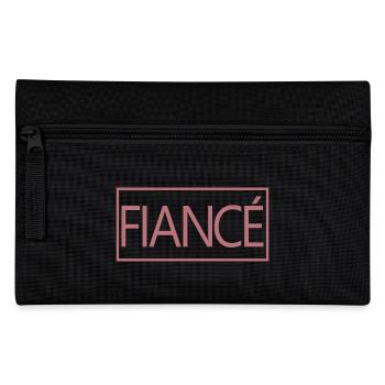 Verlobte Matching Verlobung Geschenk Hochzeit des Bräutigams - Federtasche - Schwarz - Vorne