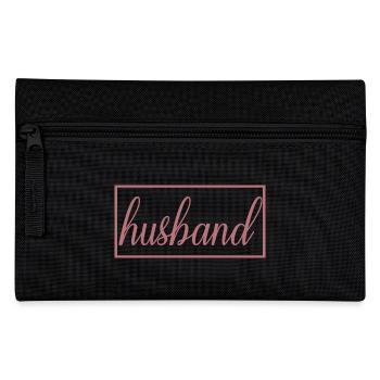 Husband Matching Engagement Wedding Honeymoon - Pencil Case - black - Front