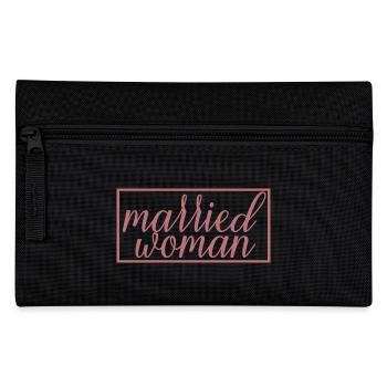 Femme mariée pour la douche nuptiale Lune de miel de mariage - Trousse - noir - Devant