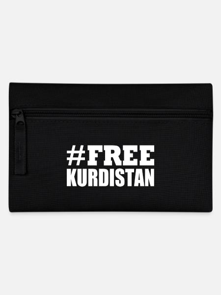 Free Kurdistan - Federtasche - Schwarz