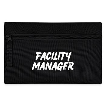 Facility Manager In-house technician Caretaker - Pencil Case - black - Front