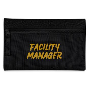 Facility Manager In-house technician Caretaker - Pencil Case - black - Front