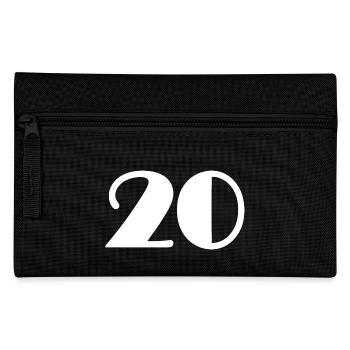 20,20 JAHRE,20-JÄHRIGES JUBILÄUM,20-JÄHRIGES JUBILÄUM,20 - Federtasche - Schwarz - Vorne