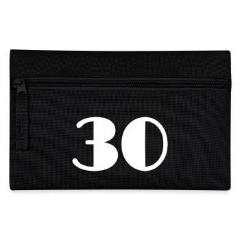 30. 30 JAHRE. 30-JÄHRIGES JUBILÄUM. GEBURTSTAG 30 JAHRE. - Federtasche - Schwarz - Vorne