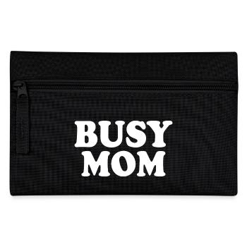 Busy mom - Pencil Case - black - Front