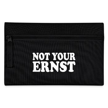 Not your ernst - Federtasche - Schwarz - Vorne