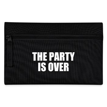 The party is over - Pencil Case - black - Front