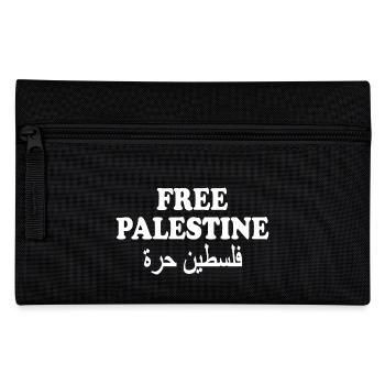 Free palestine - Pencil Case - black - Front