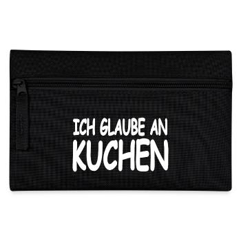Kuchen - Federtasche - Schwarz - Vorne
