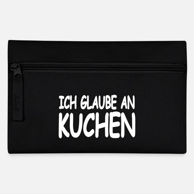 Kuchen - Federtasche - Schwarz