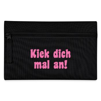 Model Saying Berlin - Pencil Case - black - Front