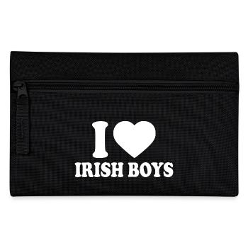 I love irish boys - Pencil Case - black - Front