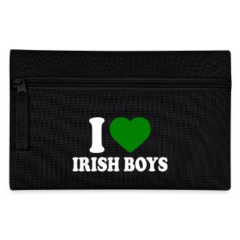 I love irish boys - Pencil Case - black - Front